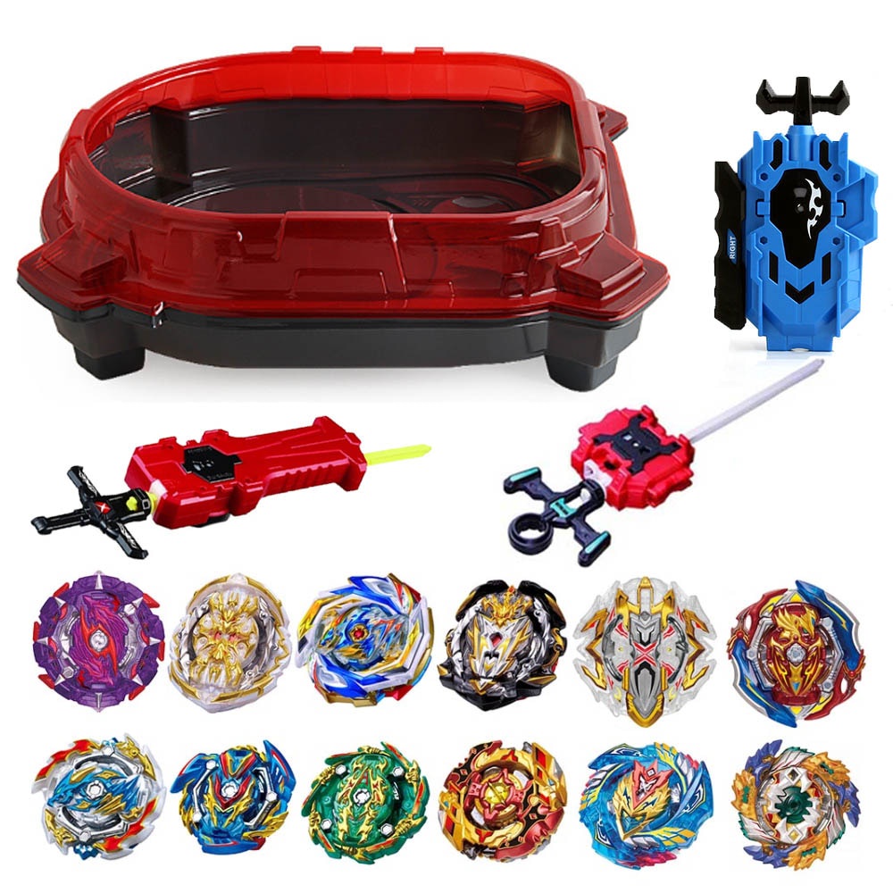 Conjunto Beyblade Com Lançador Alta Qualidade