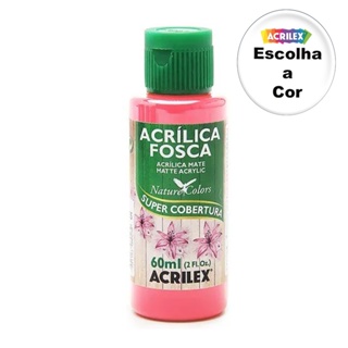 Tinta Acrílica Fosca 60ml - Escolha a Cor - Acrilex em Oferta na Shopee