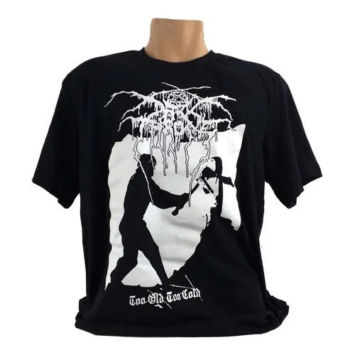 Camiseta Darkthrone Too Old Too Cold. Black Metal