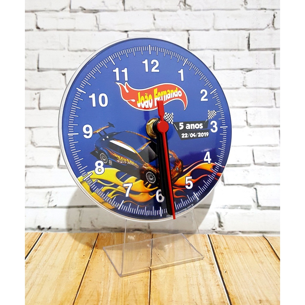 Relógios Hot Wheels, Lembrancinhas aniversário