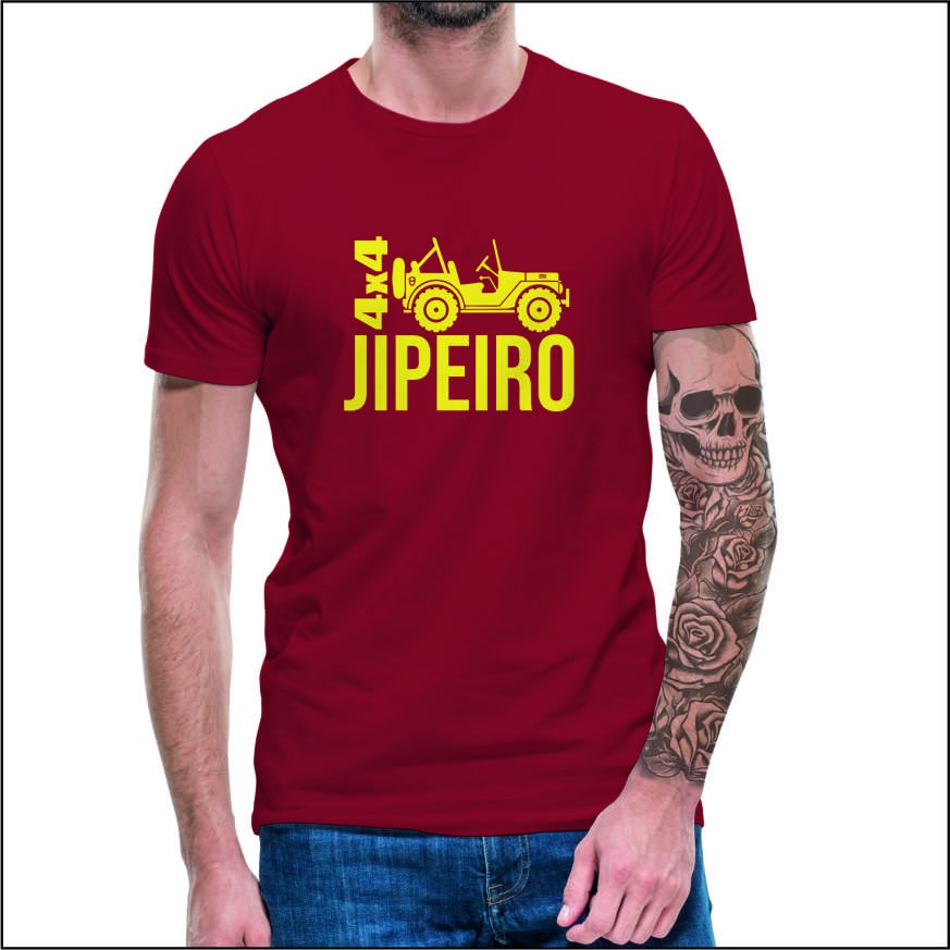 Camiseta Jipeiro Camisa Jipe Adventure Off Road 4x4 Jipe Jeep Troller Trilha Em Algodão Premium