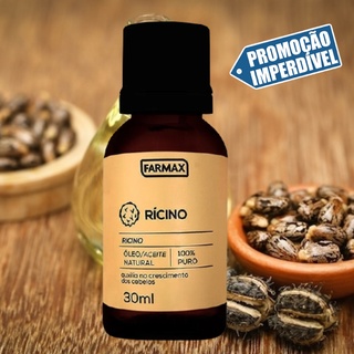 Oleo Ricino Capilar Auxilar no Crescimento dos Cabelos Farmax 30ml