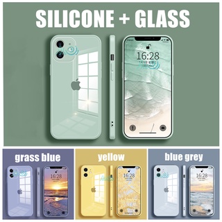 (Moldura Quadrada) Capa De Silicone Anti-Impacto Para Iphone 11 / 12 Pro Max / X / Xs Max / Xr / 6 / 6s + / 7 / 8 Plus / Se 2020