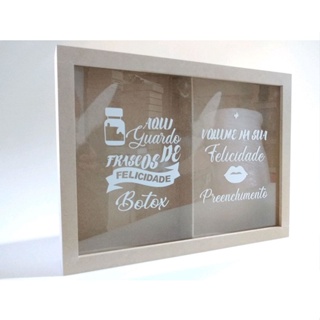 Quadro para guardar vidrinhos frascos botox ou preenchimento em Oferta na Shopee