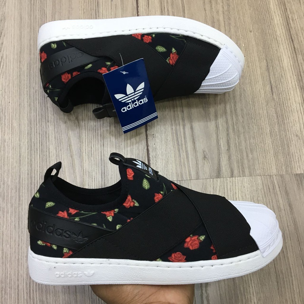 tenis slip on floral