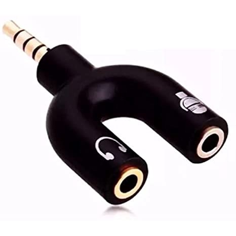 Adaptador Para Fone Headset Microfone Lapela P2 X P3 Áudio