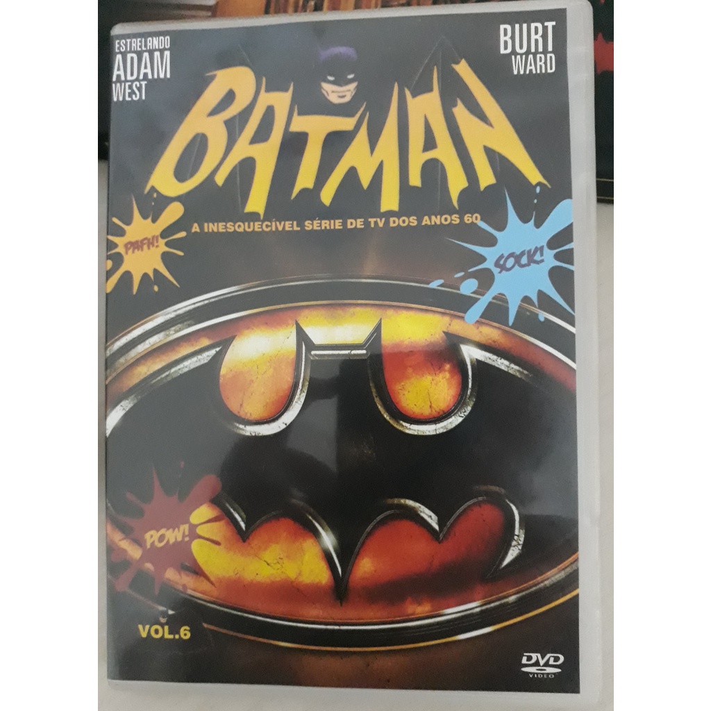 Dvd Batman Volume 6 Série Tv Anos 60 Adam West Burt Ward