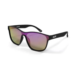 Óculos de Sol HUPI Major Preto Lente Roxo Espelhado Unissex - Leve, Esportivo e com Proteção UV