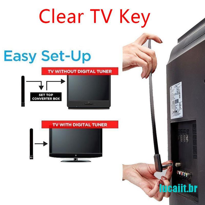 HD TV HD Digital Antena para Interiores 1080p Ditch Cable WOVELOT Clear TV Key HDTV 100 