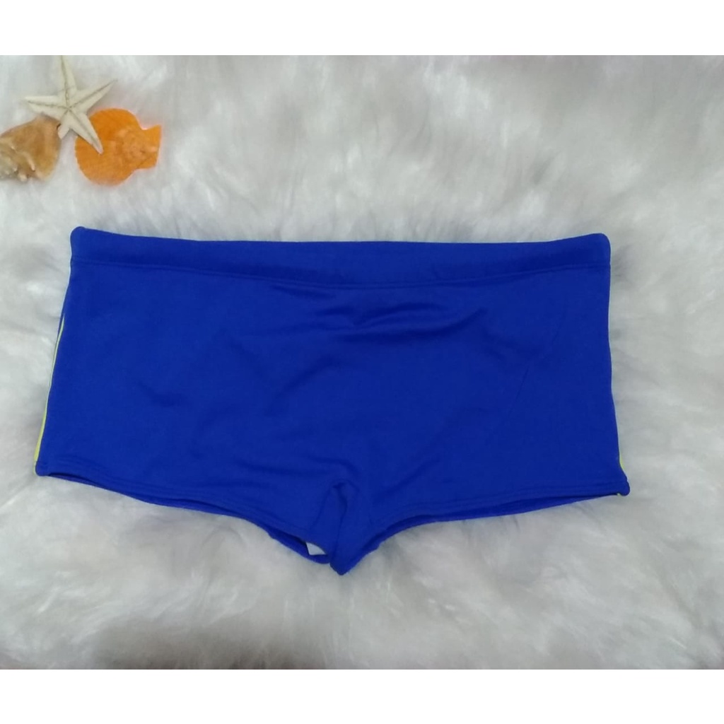 Sunga box praia masculina lisa shortinho com friso lateral boxer