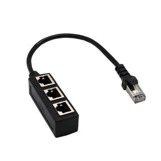 Diytool.Brsplitter Ethernet Rj45 Cabo Adaptador 1 Macho Para 2 / 3 Porta Fêmea De Rede Lan (Gouqi) #3