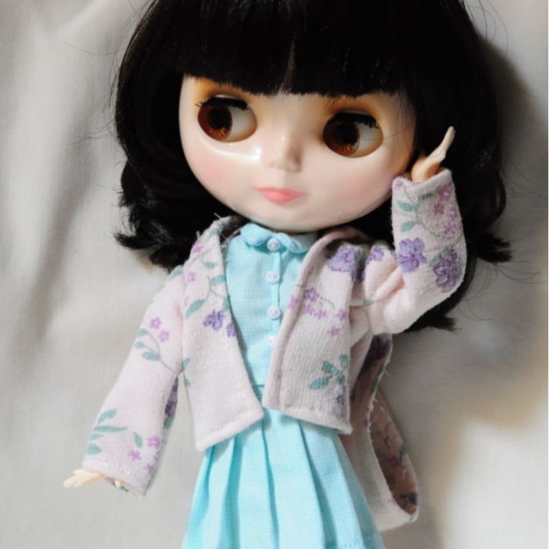 Moletom para Blythe e Pullip com capuz
