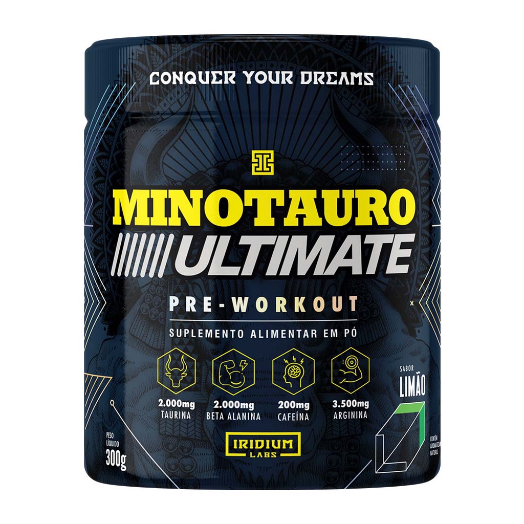 Pré Treino Minotauro Ultimate 300g - Iridium Labs