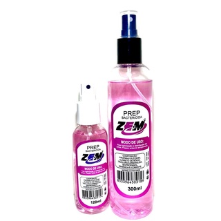 Prep bactericida zem & 120ml para Manicure