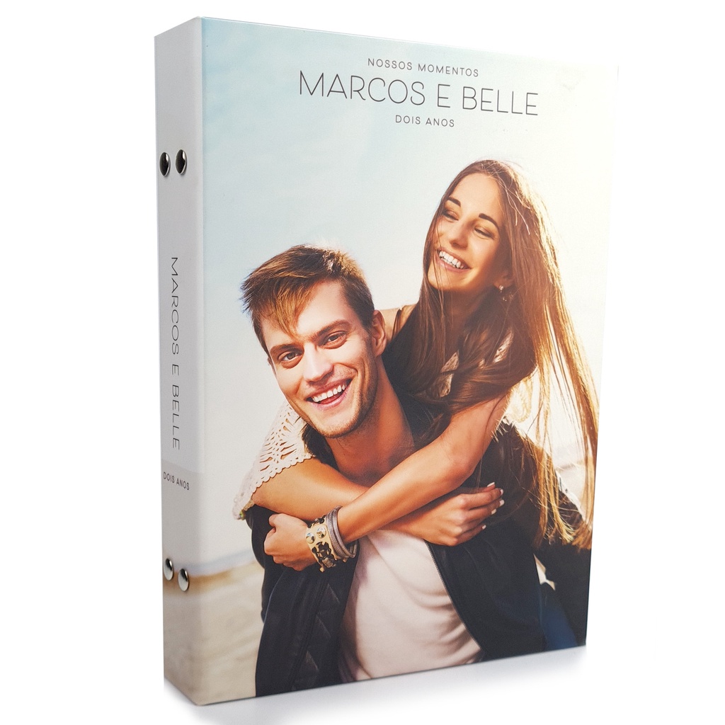 Álbum e Caixa Personalizados para fotos 15x21 (PARA 60 FOTOS) - qualidade profissional