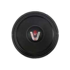 Alto Falante Automotivo Preto Chapa Palco Woofer Compet 12 Polegadas 4-8 ohms 300w Rms Cone Tecido V8