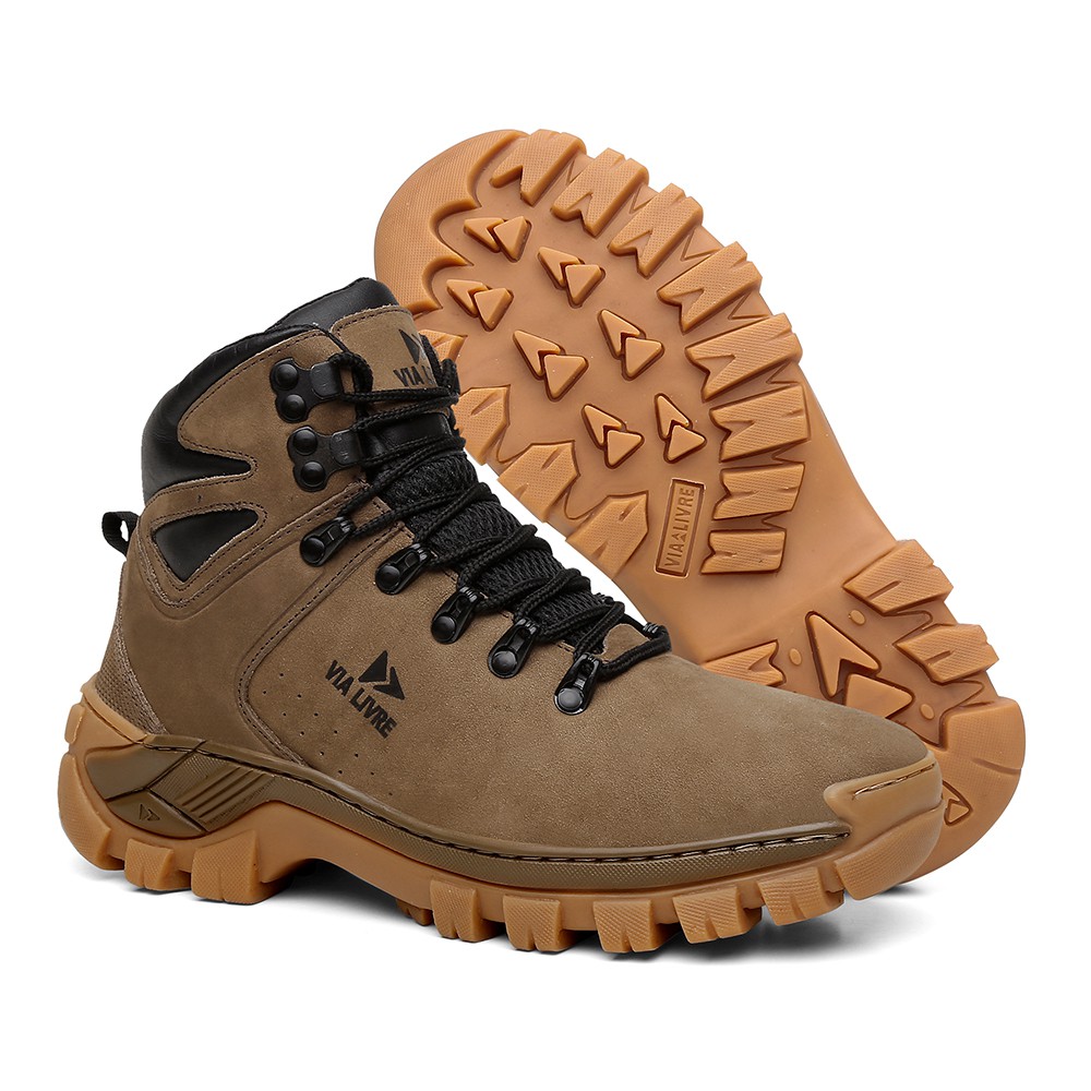 Bota Adventure Coturno Masculino Original Via Livre Arizona Com C.A