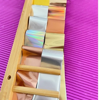 Foil De Unha Para Nail Art - Metalizado , Neon , Mármore e Holográfico