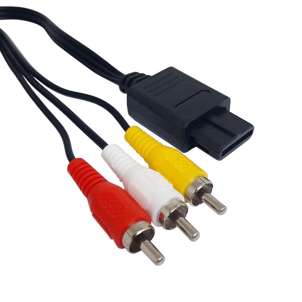 Cabo De Vídeo Av Rca para Super Nintendo Famicom - Snes - Nintendo 64 - GC