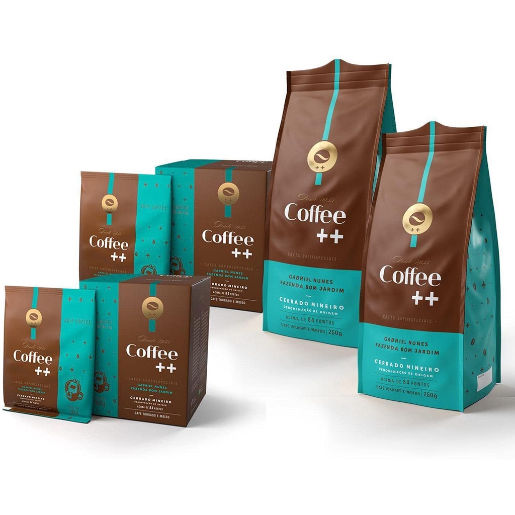 Coffee Mais │Café Super Especial │ Kit 20 sachês Drip Coffee + 2 moídos |  CERRADO MINEIRO │100% Arábica │ Torra Média | Shopee Brasil