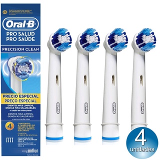 Refil Para Escova Elétrica oral-b Com 2/4 Unidades-Precision Clean-Original