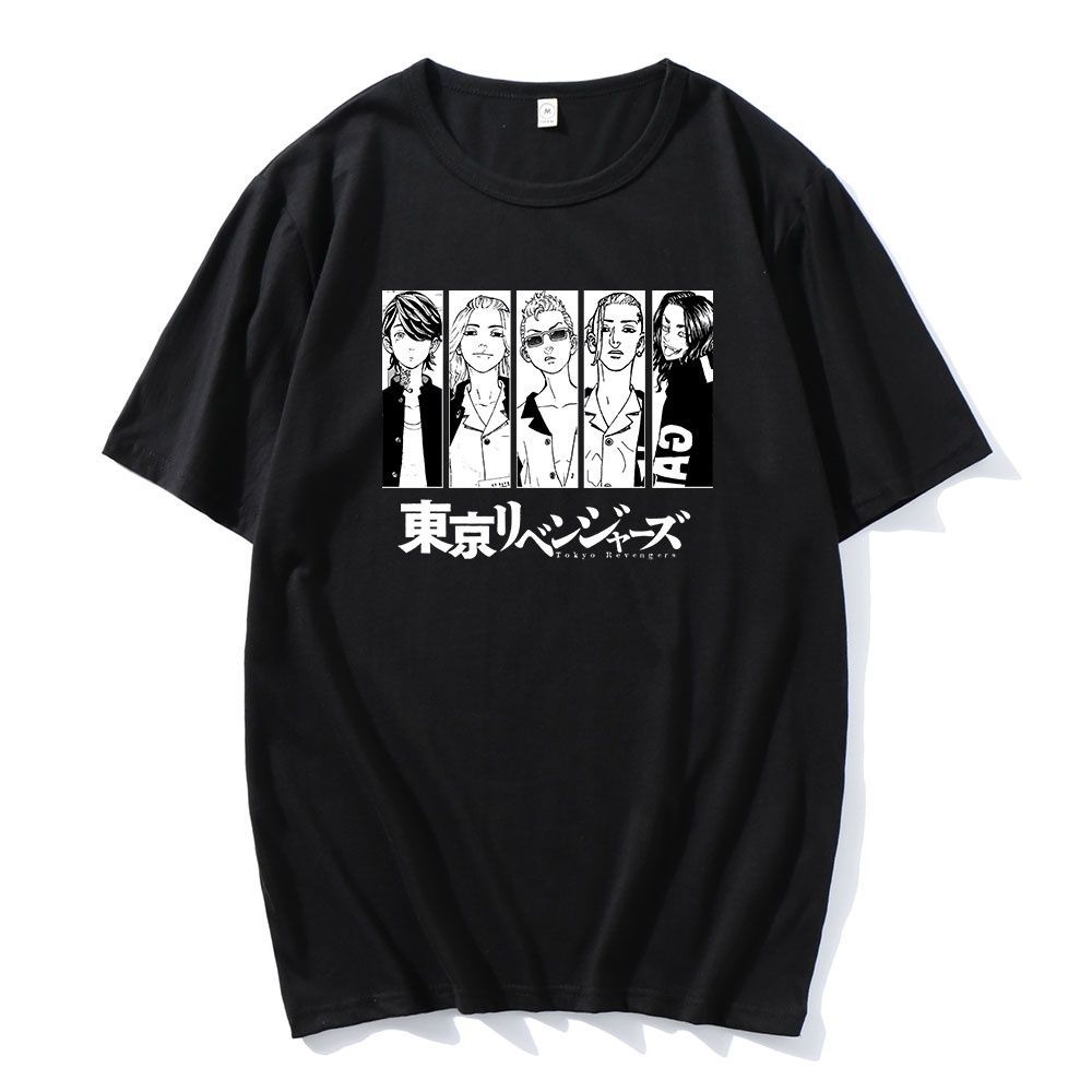 New Style Tokyo Revengers Casual Casal Tees Hip Hop Streetwears Unsiex