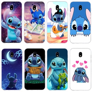 Capa De Silicone Tpu Flexível Lilo Stitch Para Samsung Galaxy J7 Pro J5 2017 J8 2018 A01