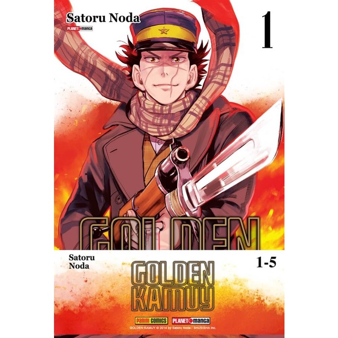 Mangá Box Golden Kamuy - Edições 1 a 5 - Novo/Lacrado