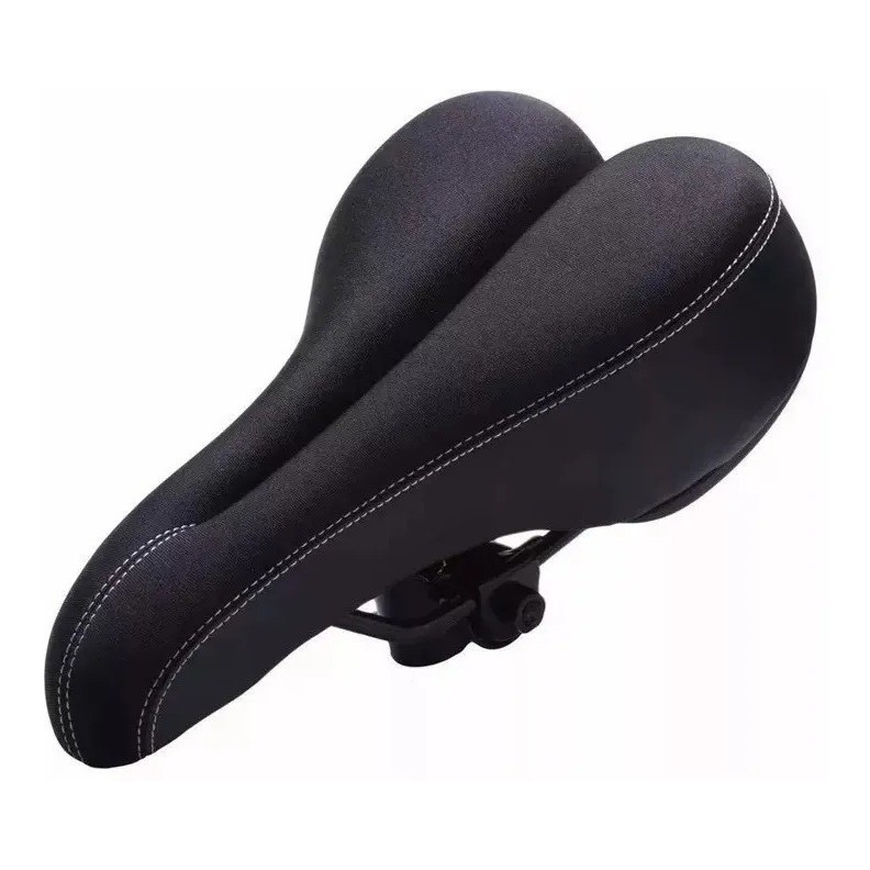 Banco Selim Vazado GTS BIKETECH Gel Neoprene Confortável Bike Mtb