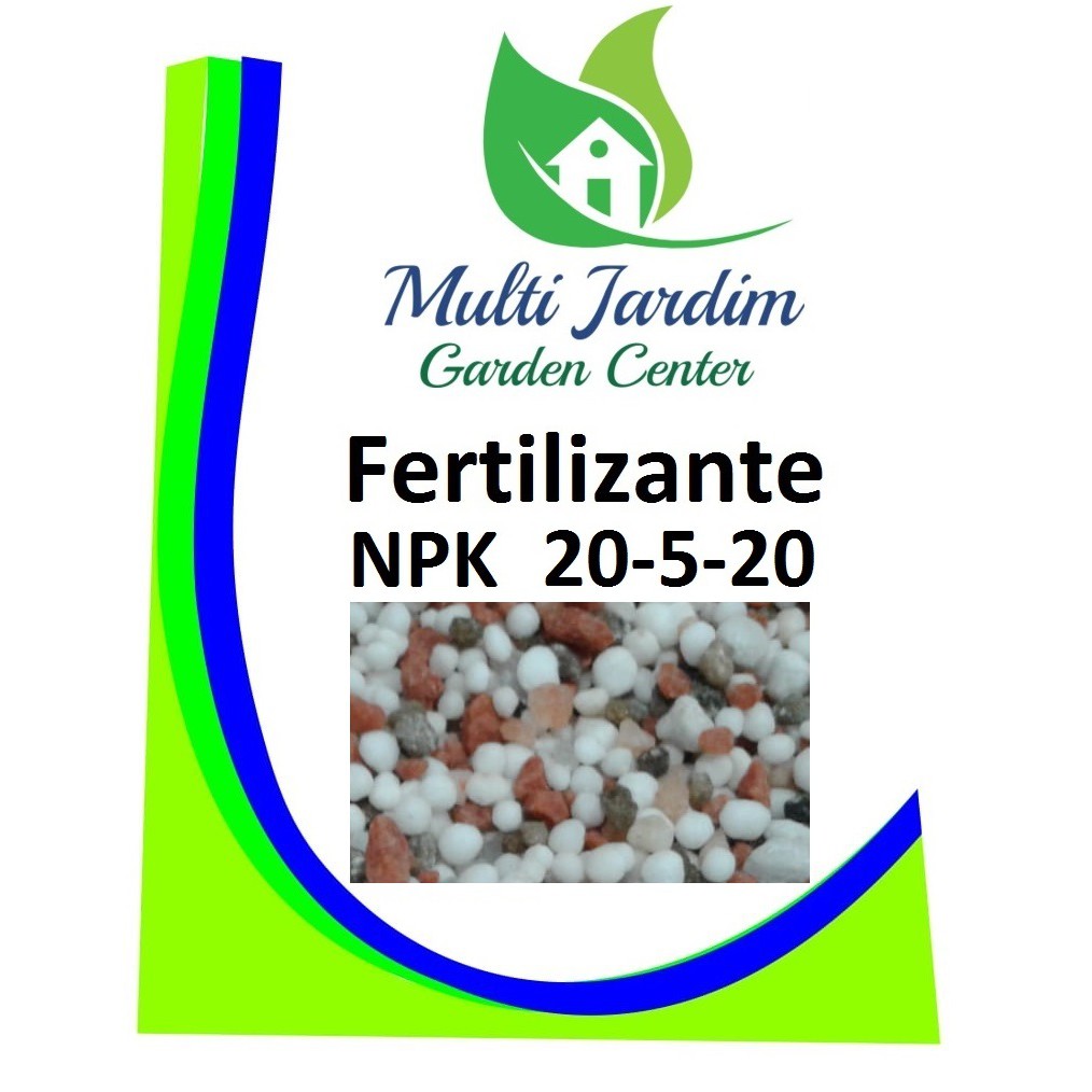 500gr Adubo Fertilizante NPK 20-05-20 para Coqueiros, Rosa do Deserto, Uva, Gramados etc.