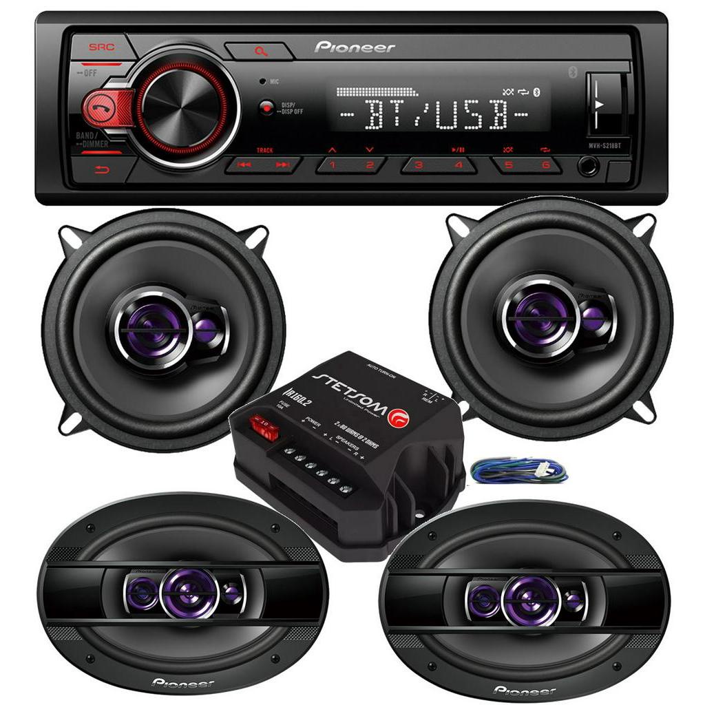 Aparelho Som Pioneer Bluetooth Mp3+ Falante 5 + 6x9 + Modulo Super potente  Mais vendido
