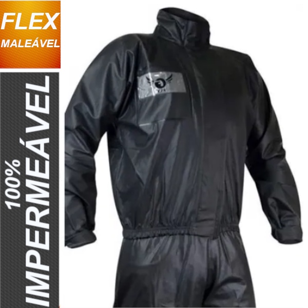 Capa Roupa Chuva Flex Fly Moto Motoqueiro Ciclista Qualidade