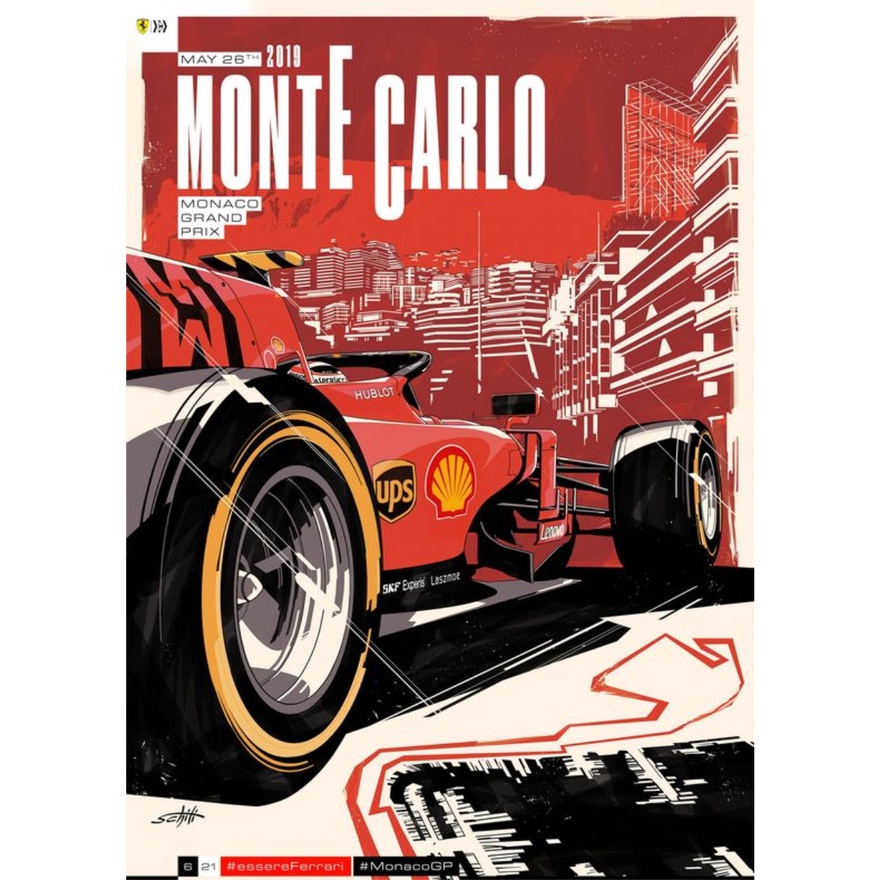 Adesivo Poster Ferrari Formula 1 | Shopee Brasil