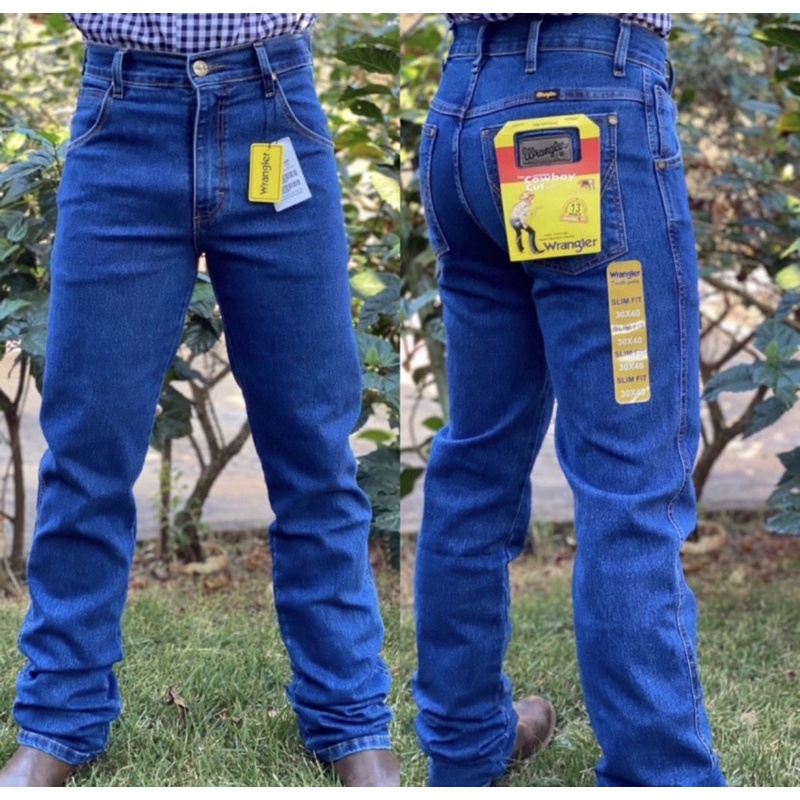 calça country modelo tradicional cowboy