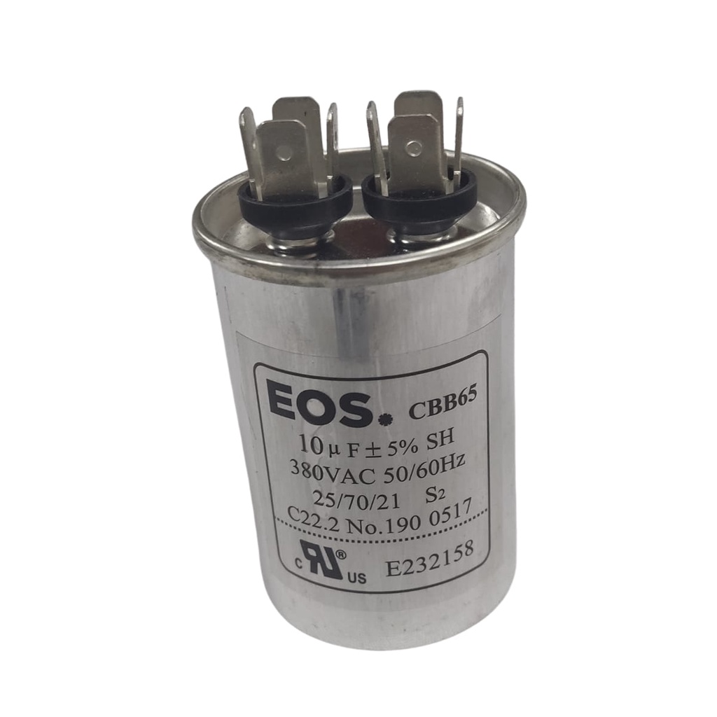 Capacitor 10uf 380VAC para Ar Condicionado Split inverter e Convencional