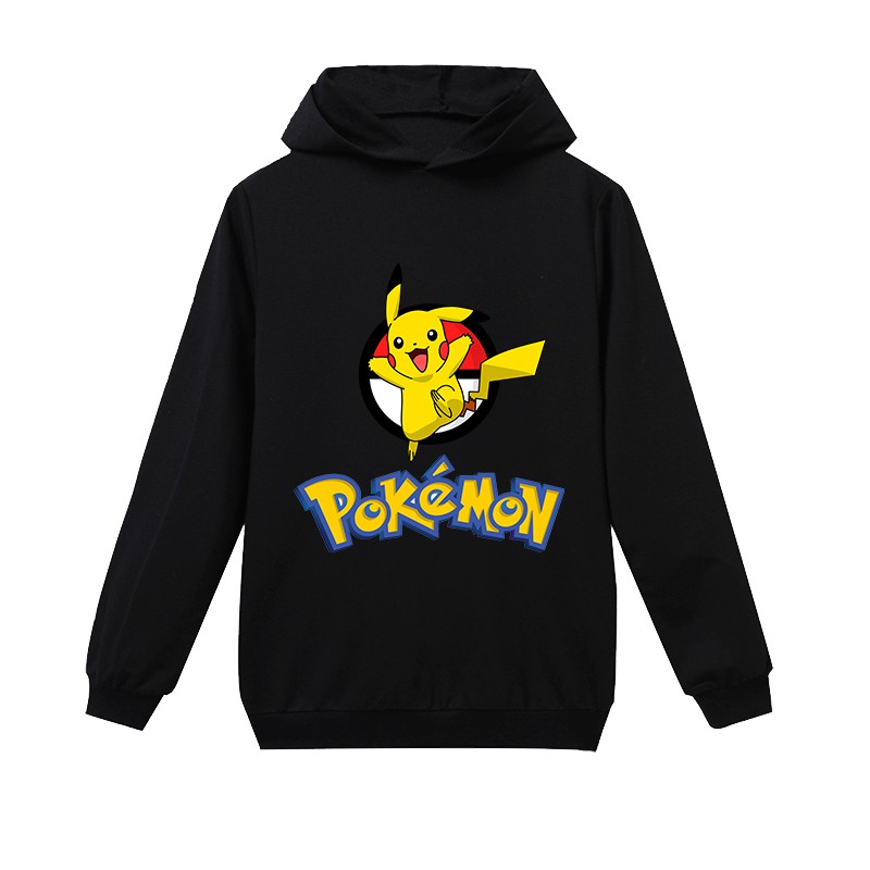 Novo Pokemon Novo Bebe Roupas Meninos De Manga Longa Criancas Dos Desenhos Animados Roupas Pikachu Meninas Hoodies Roupa Das Criancas Shopee Brasil