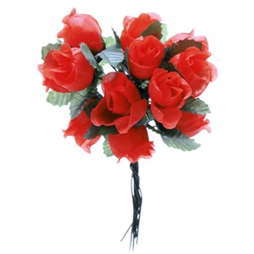 Mini Rosa Artificial Pacote com 72 Unidades VERMELHO - 145 | Shopee Brasil