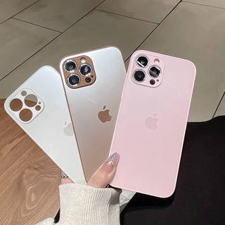 Nova Case Glass de Luxo de Cor Fosca para iPhone - 7/8/SE2020 | X/XR/XS Max | 11/12/13 Pro/Pro Max | 12/13 Mini