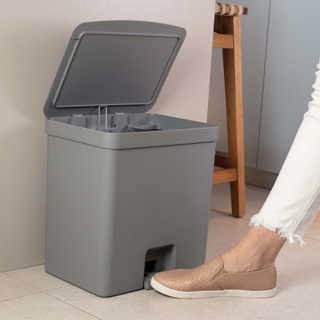 Lixeira Pedal 20l Trium Com Aro Para Saco Cozinha Escritorio em Oferta na Shopee