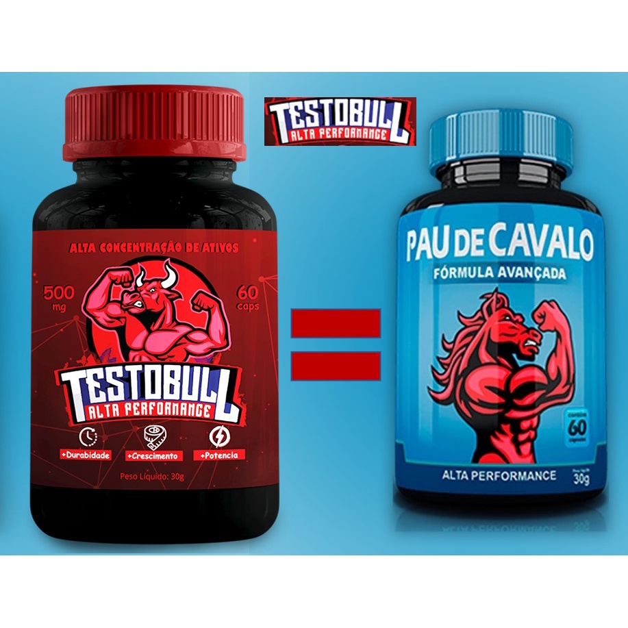 TestoBull Alta Performance dos Criadores do Pau De Cavalo Caps! Pênis Maior  E Mais Grosso Peça Já! SUPER PROMOÇÃO PEÇA JÁ! - Escorrega o Preço