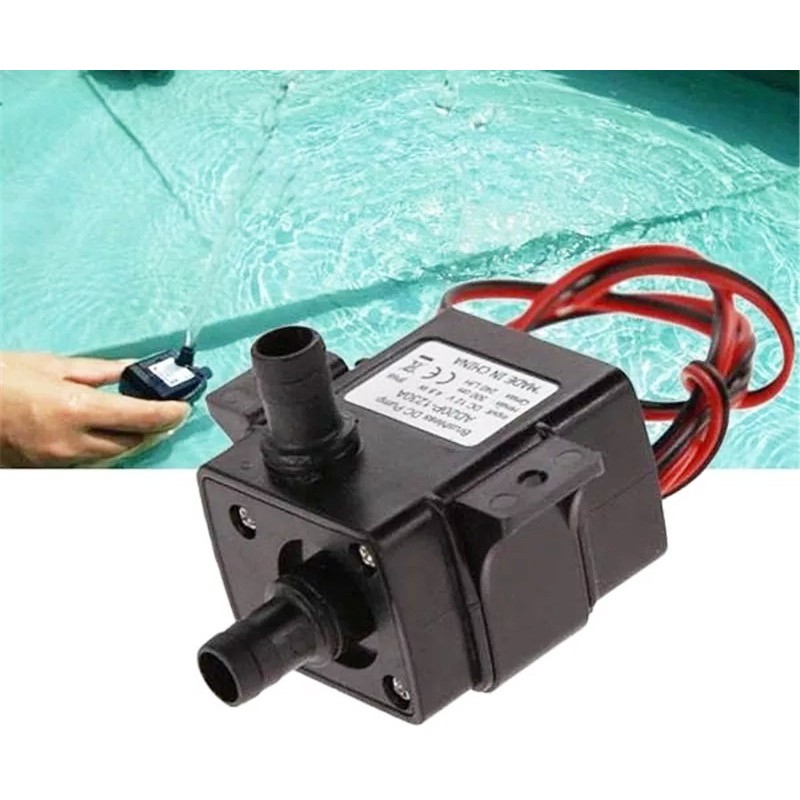 Mini Bomba D'Agua 12V 240L/H Para Projetos De Irrigação