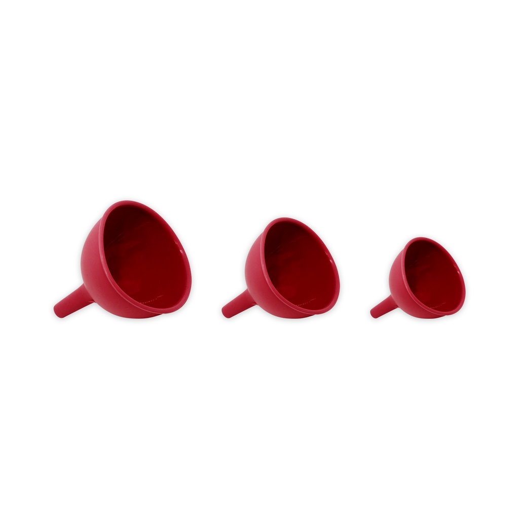 Detalhes do Conjunto 3 Funis De Silicone Oikos