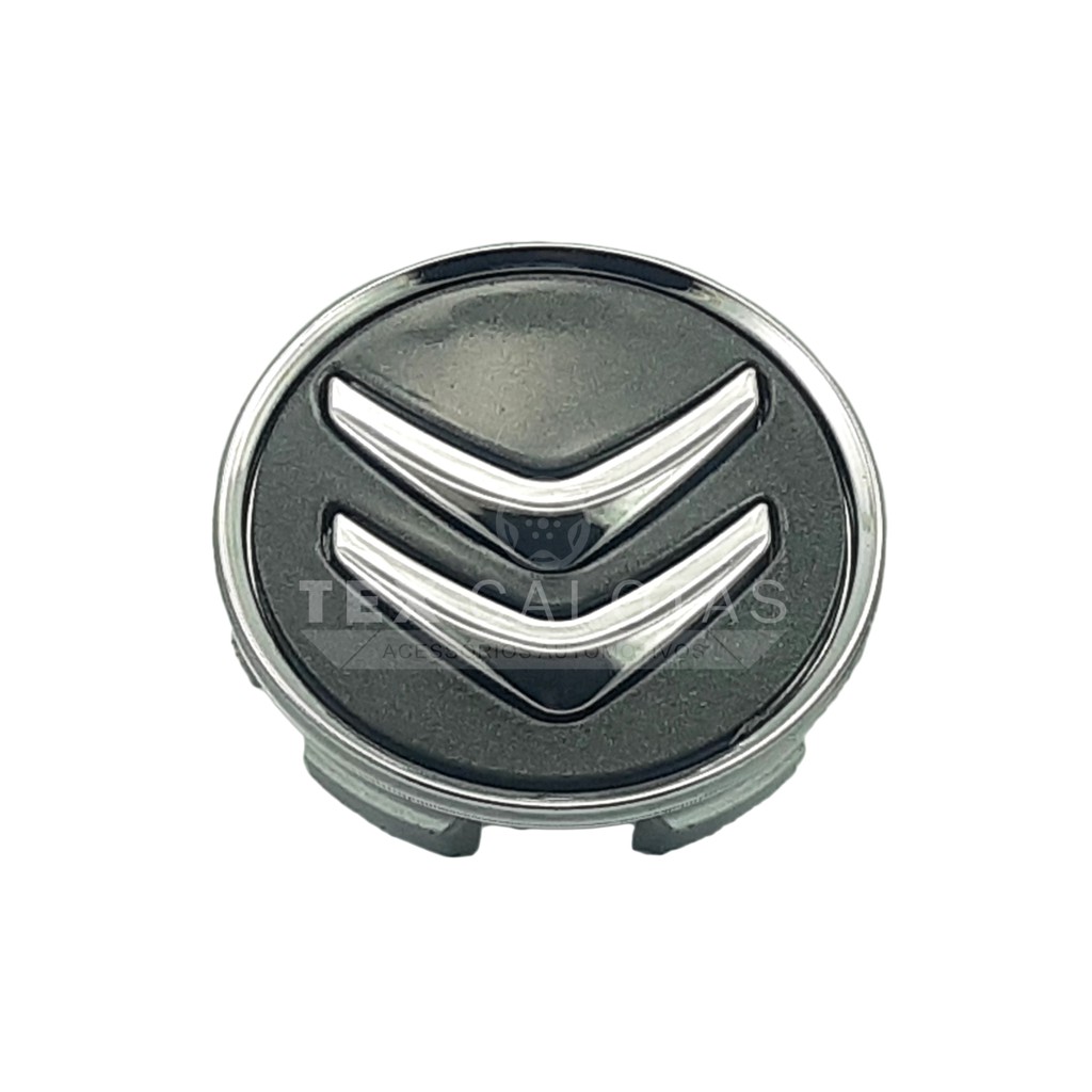 Sub Calota para Centro, Calotinha, Garrinha,de Rodas Citroen Aircross C3/C4/C5/C6/C8/DSS/DS3/DS4 - Grafite
