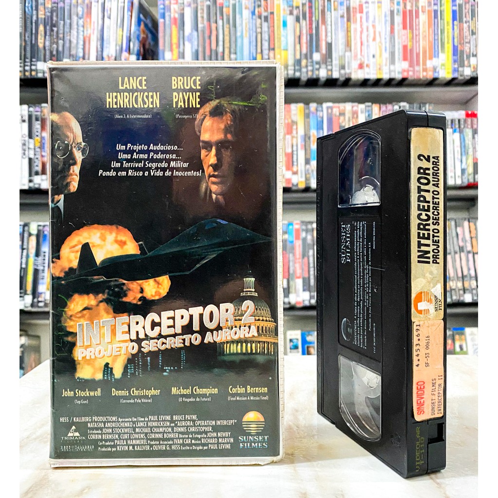 VHS Interceptor 2 - Projeto Secreto Aurora - LEGENDADO Original - Lance Henricksen Bruce Payne