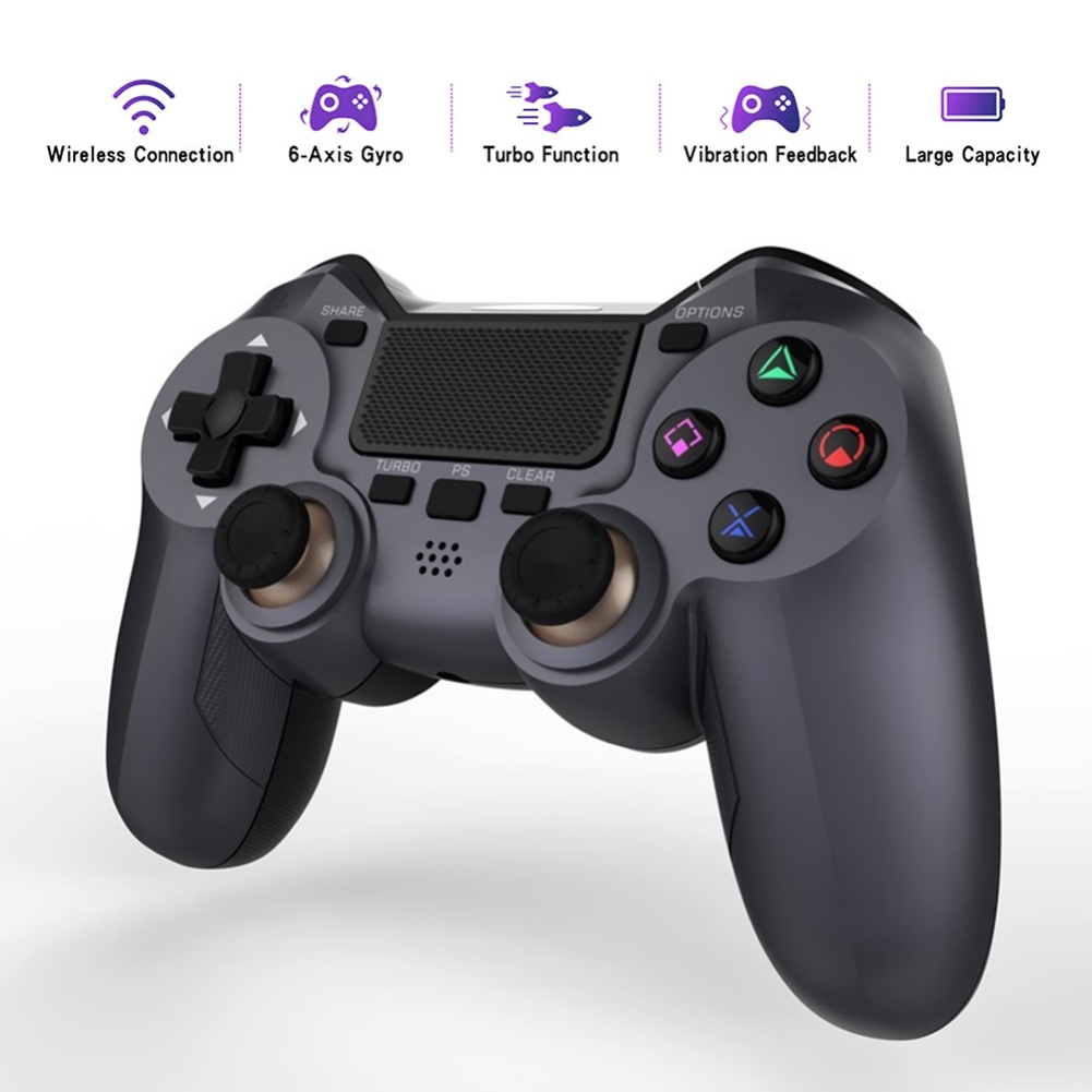 Controlador De Jogo Sem Fio Para Ps4 Elite Fino Pro Console Para Gamepad Joysticks Com Botao De Volta Programavel Turbo Dfgd Shopee Brasil