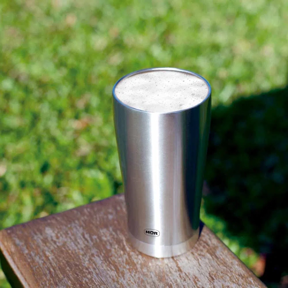 Copo Térmico Inox 475ml Bebida Quente ou Fria Cerveja Café Chá Chocolate Leite