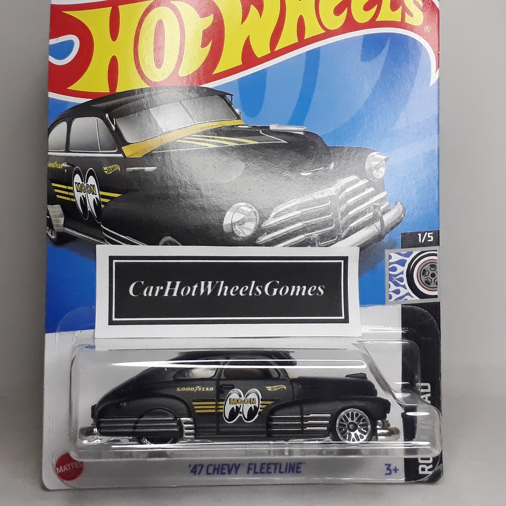 Hot Wheels Chevy Fleetline Preto Mooneyes Shopee Brasil