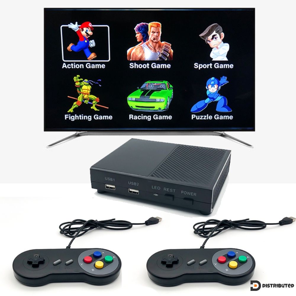 Mini Hd Game Console Hdmi Compatible Output Wired Controller Retro Video Fc Tv Home Game Box Built In 1 Games Shopee Brasil