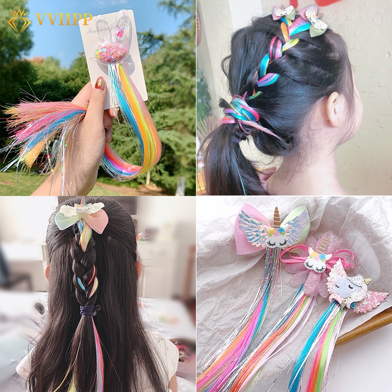 Unicon Peruca De Cabelo Infantil Com Laço De Enfeite De Coelho Transparente  / Acessórios De Cabelo Para Crianças | Shopee Brasil