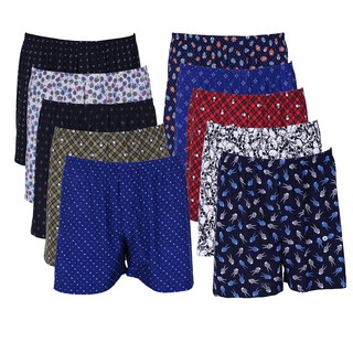 Kit C/3 Cuecas Samba-canção Masculino Adulto Malha Fria Liganete Estampas Variadas